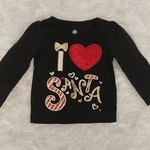 I LOVE SANTA Long Sleeved Shirt